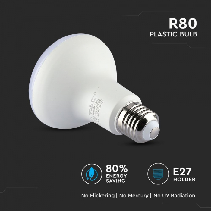 Bec LED 10W E27 R80 Cip SAMSUNG Alb Cald 135 [5]
