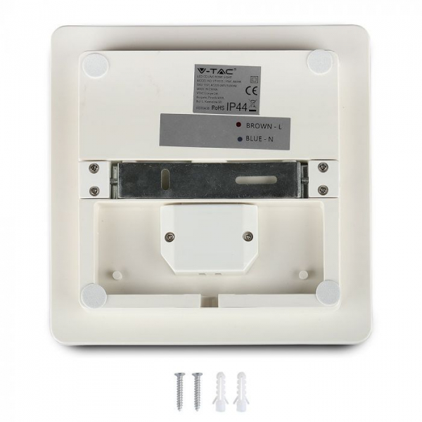 Plafoniera LED Alba 15W Corp Patrat Alb Rece [9]