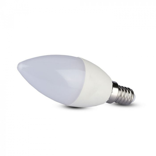 Bec LED 5.5W E14 Tip Lumanare Samsung Chip Alb Cald [8]