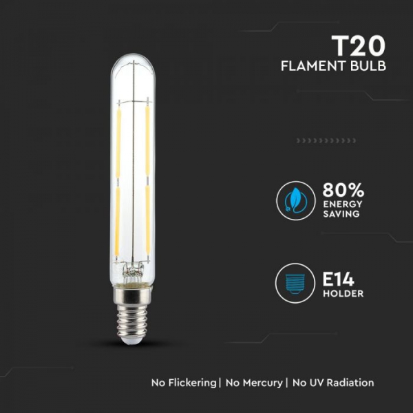 Bec LED Transparent Filament 4W Alb Cald/Alb Natural [2]