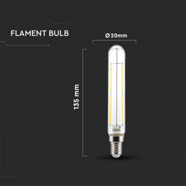 Bec LED Transparent Filament 4W Alb Cald/Alb Natural [4]
