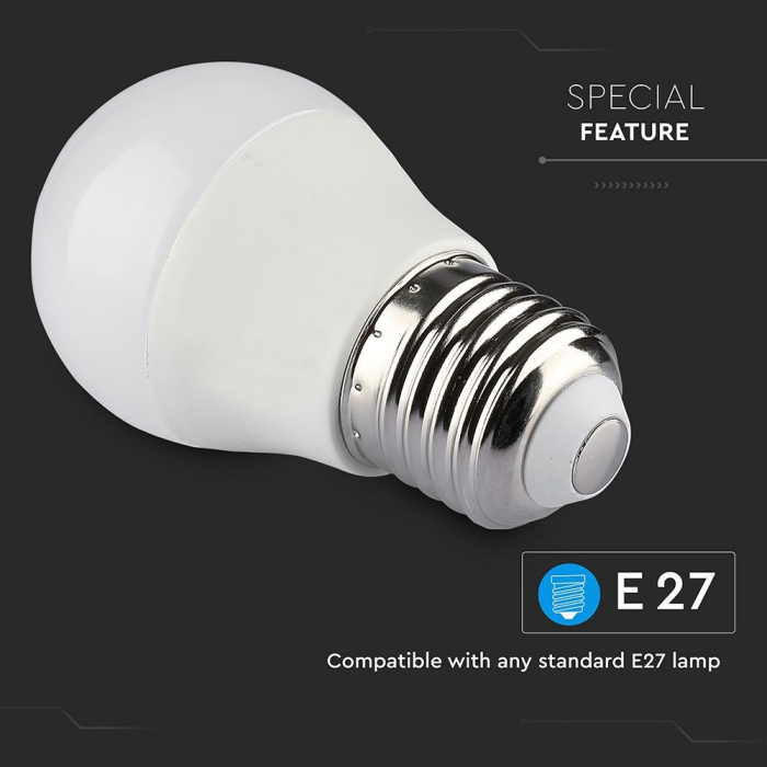 Bec LED Wi-Fi Smart 5W E27 G45 Compatibil Cu Google Home Si Amazon Alexa RGB+WW-CW [2]