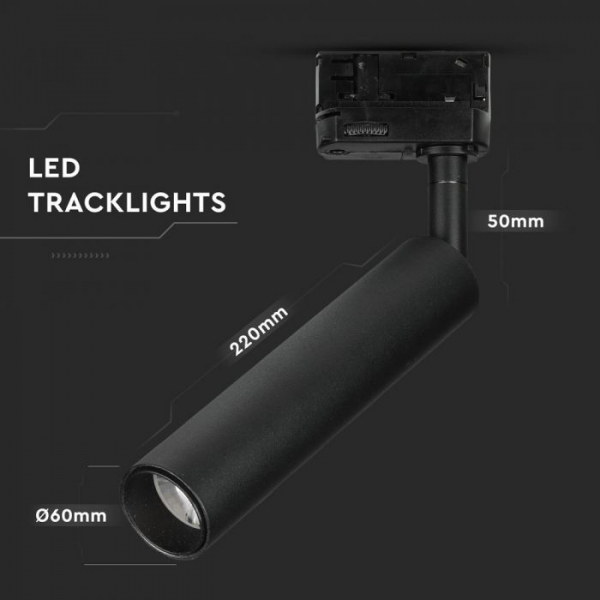 Proiector LED 20W Pe Sina Corp Negru IP20 Chip Samsung Alb Neutru- 5 Ani Garantie [4]