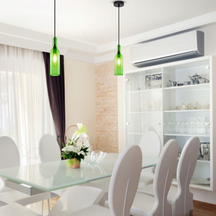 Pendul LED tip Sticla verde E14 5 Ani Garantie [4]