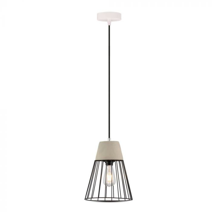 Pendul de Beton cu Plasa Suspendat E27 5 Ani Garantie Ø 250mm [6]