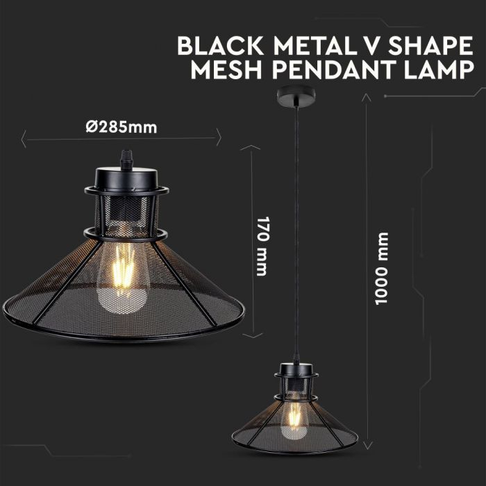 Pendul Suspendat Plasa Metalica Ø285mm 5 Ani Garantie [3]