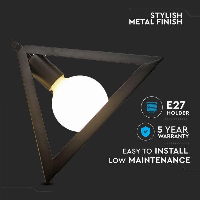 Pendul Suspendat E27 Metal Trio Geometric 5 Ani Garantie [2]