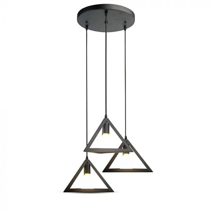 Pendul Suspendat E27 Metal Trio Geometric 5 Ani Garantie [6]