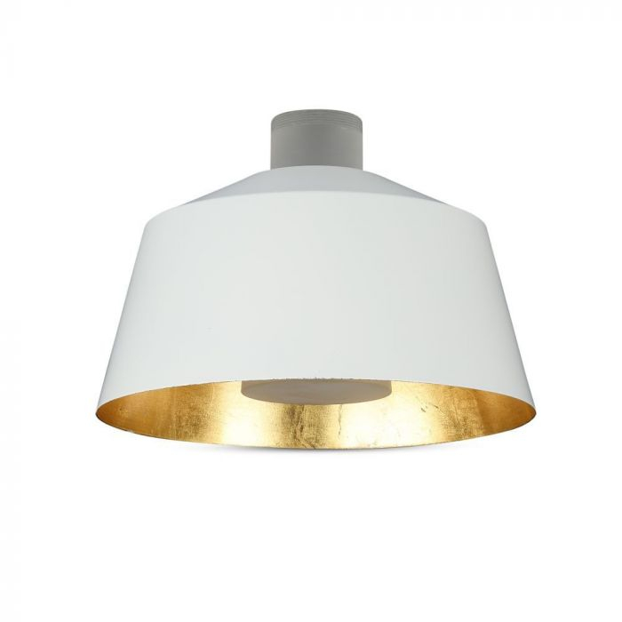 Pendul LED Suspendat Abajur 250mm x190mm 7W Corp Alb - Lumina Calda/Neutra LED incorporat [8]
