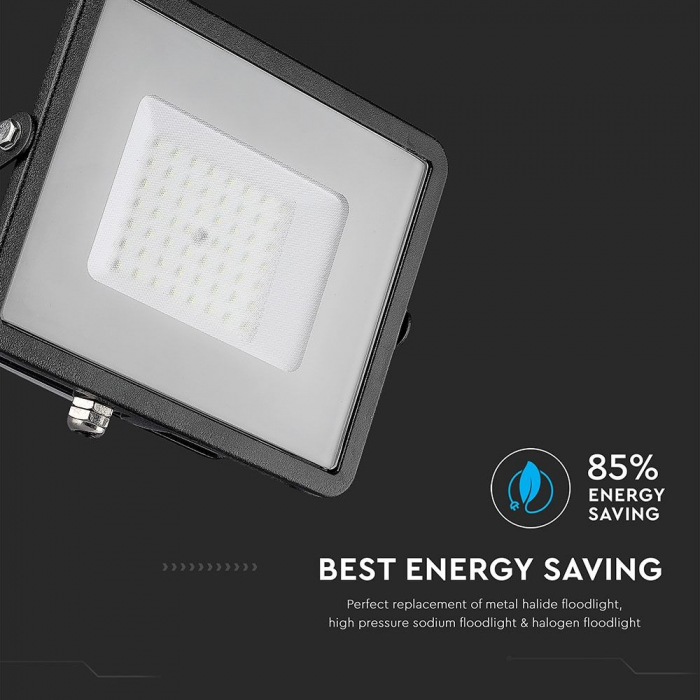 Proiector LED Negru 50W Chip Samsung Alb Rece 408 [5]