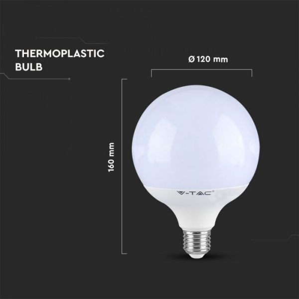 Bec LED E27 13W G120 Dimabil Alb Cald/Alb Natural/Alb Rece [4]