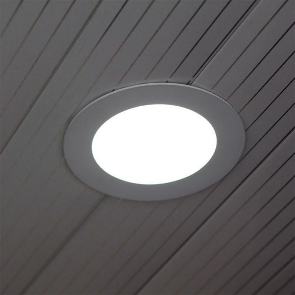 Panou LED premium 24W rotund Alb cald montaj Incastrat [7]
