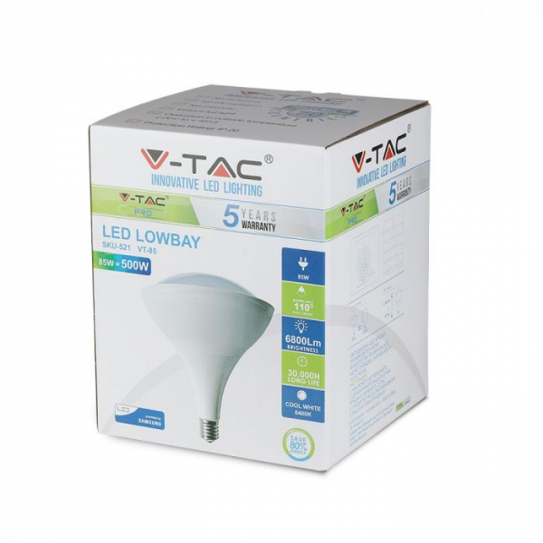 Bec LED industrial E40 chip Samsung 85W rece 5 ani garantie [3]
