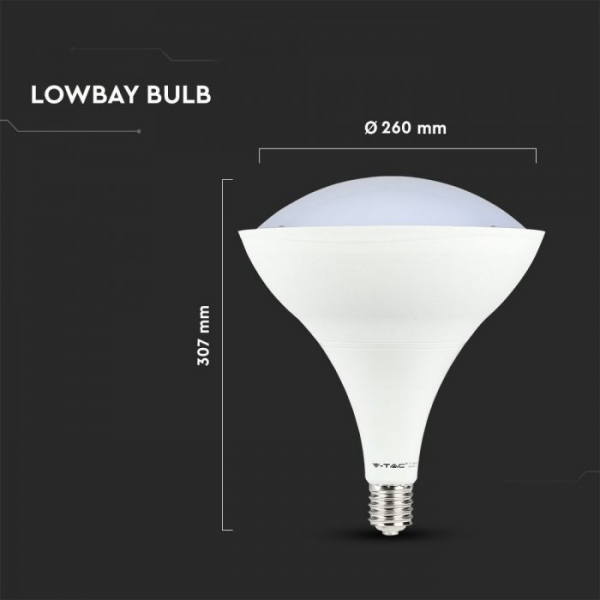 Bec LED industrial E40 chip Samsung 85W neutru 5 ani garantie [4]