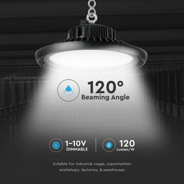 Lampa LED industriala 150W Highbay cu CHIP SAMSUNG -UFO Driver Meanwell 120` 120LM/W rece [6]