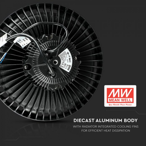 Lampa LED industriala 150W Highbay cu CHIP SAMSUNG -UFO Driver Meanwell 90` 120LM/W rece [8]