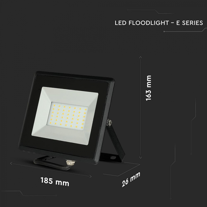 Proiector LED Negru 30W Chip Samsung Alb Rece 5954 [4]