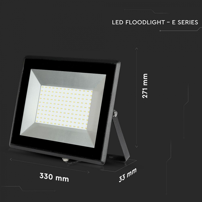 Proiector LED Negru 100W Chip Samsung Alb Rece 5966 [4]