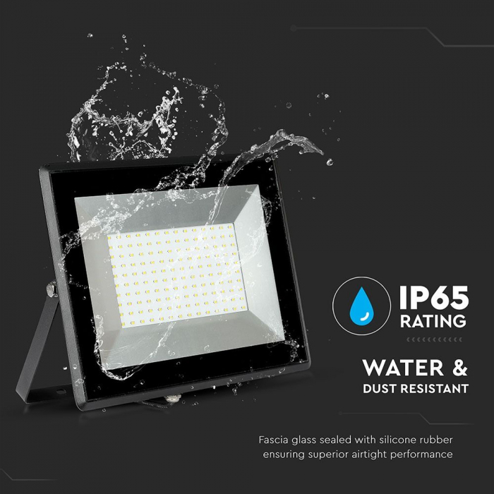 Proiector LED Negru 100W Chip Samsung Alb Rece 5966 [8]