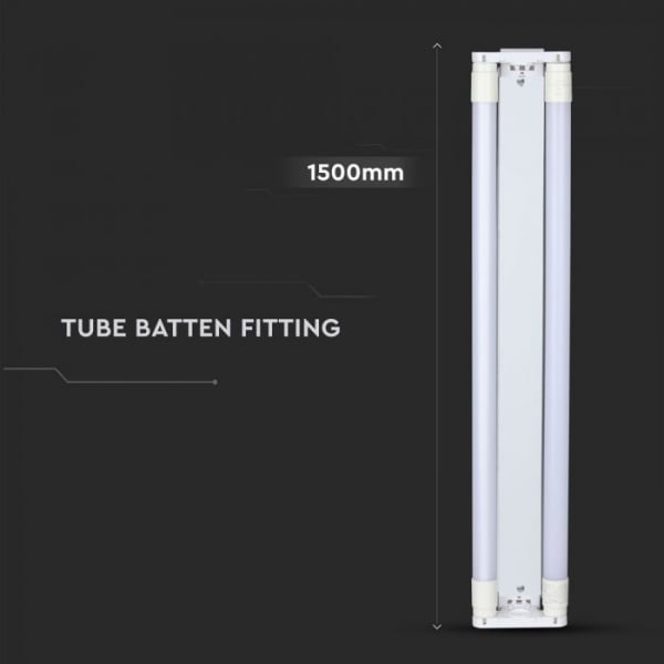 Corp De Iluminat Cu Tub LED 44W Dublu Cu CIP SAMSUNG 150cm Alb Rece- 5 ani Garantie [2]