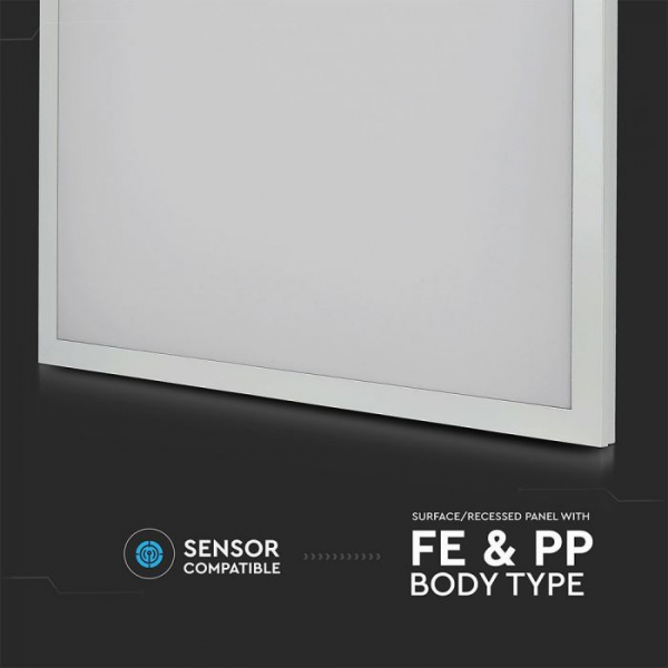 Panou LED 40W 600x600mm Alb Rece montaj incastrat/aplicat 3200lm [4]