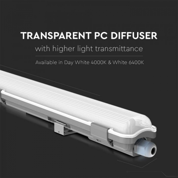 Lampă LED IP65 echipata cu Tub 1500mm 1*22W Alb rece [5]