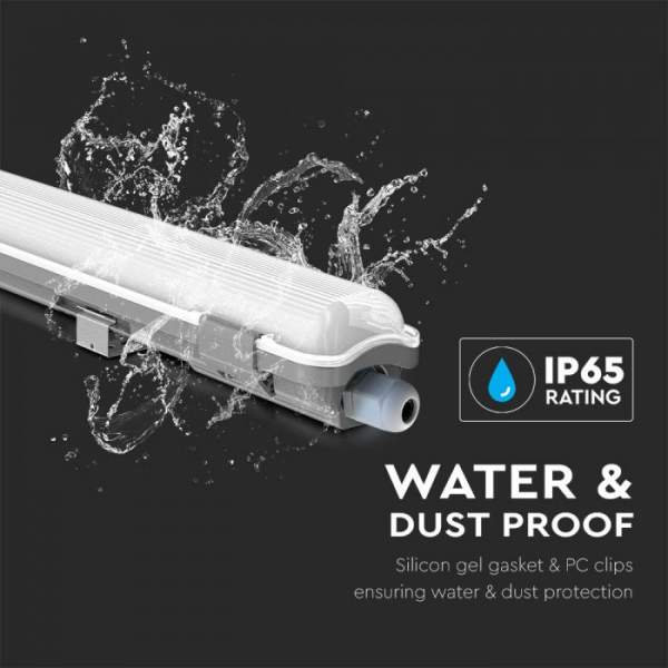 Lampă LED IP65 echipata cu Tub 1500mm 1*22W Alb rece [6]