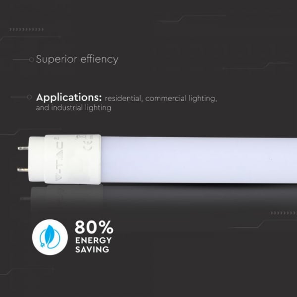 Tub LED T8 22W 150 cm Nano Plastic Alb Rece- 3 ani Garantie [4]