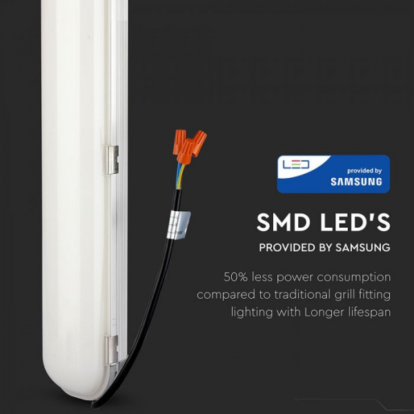 Lampa LED liniara industriala IP65 cu CHIP SAMSUNG - 70W 1500mm 6400K 5 ani garantie [5]
