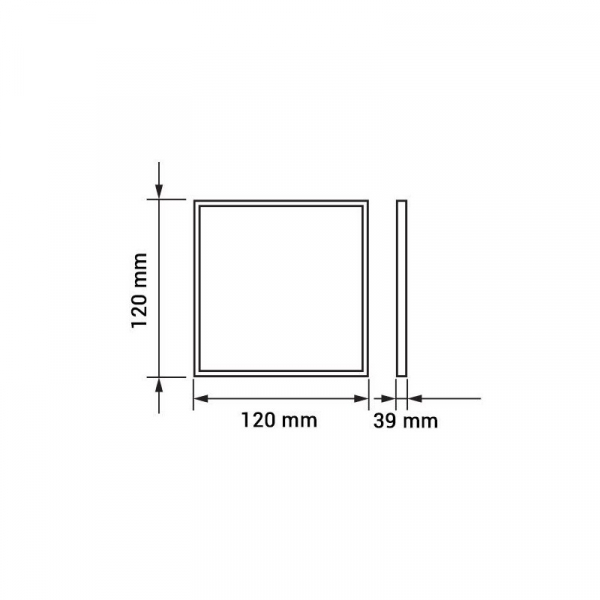 Aplica LED Alba Patrata 6W Alb Cald/Alb Natural/Alb Rece [2]