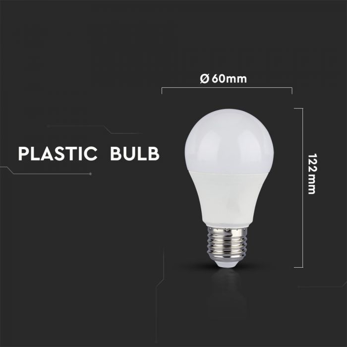 Bec LED 9W E27 A60 dimabil 3 trepte Alb Cald/Alb Natural - blister 2 buc [2]