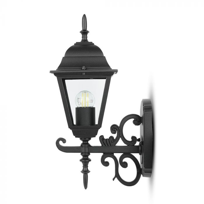 Lampa de Gradina tip Felinar 1xE27 Corp Negru Mat [9]