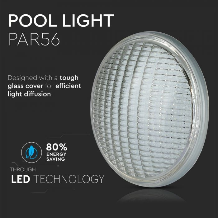 Lampa LED De Piscina IP68 12W PAR56 Albastru [3]