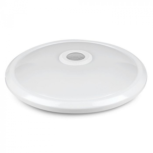 Plafoniera LED Alba Rotunda 12W Cu Senzor CIP SAMSUNG Alb Neutru/Alb Rece [9]