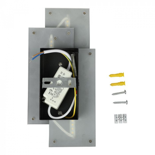 Aplica LED 12W Tripla Neagra IP20 Alb Natural [8]