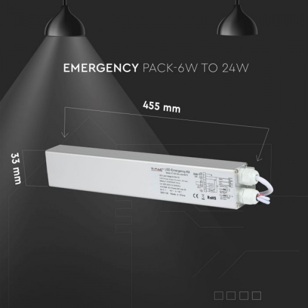 Kit De Emergenta Pentru Panouri LED Max 24W [6]