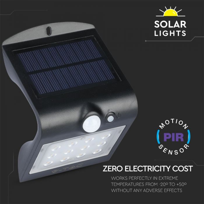 Lampă LED de perete încărcare solară  7W LED Corp Alb&Negru Alb Natural [5]