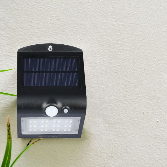 Lampă LED de perete încărcare solară  7W LED Corp Alb&Negru Alb Natural [9]