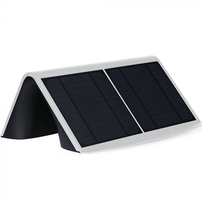 Lampă LED de perete cu încărcare solară  7W LED Corp Alb&Negru Lumină neutră [9]