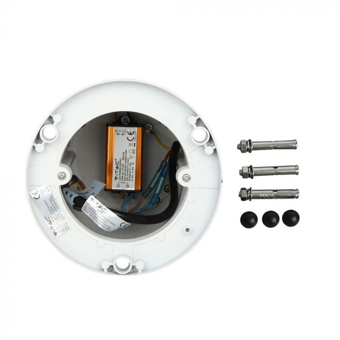 Lampa Led Stalpisor de Gradina 10W Corp Alb 80cm Alb Cald [8]