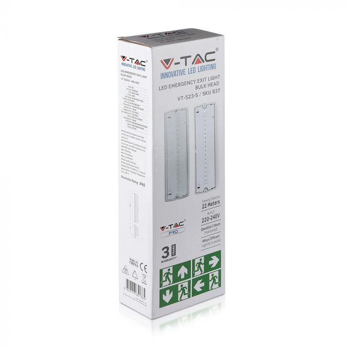 Lampa LED De Urgenta 3W Tip Exit Cip Samsung Montaj Aparent [3]