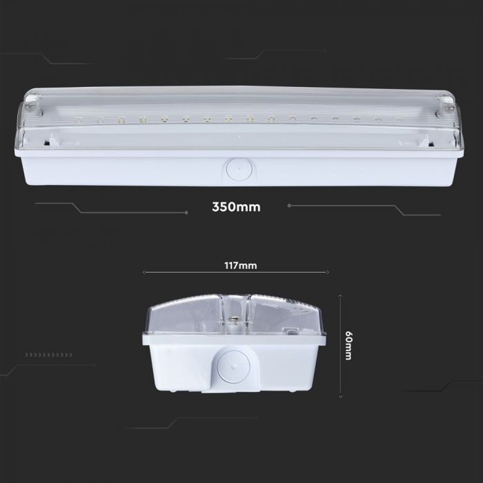 Lampa LED De Urgenta 3W Tip Exit Cip Samsung Montaj Aparent [4]