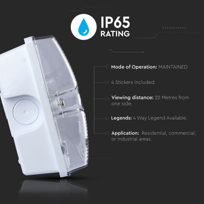 Lampa LED De Urgenta 3W Tip Exit Cip Samsung Montaj Aparent [5]