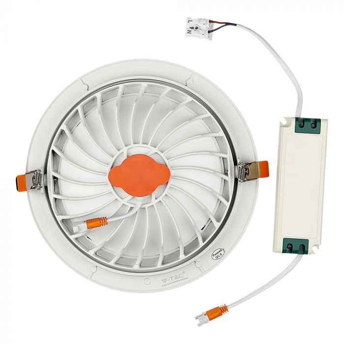 Spot LED 20W Orientabil Cu CIP SAMSUNG IP20 Rotund Alb Cald/Alb Natural/Alb Rece [10]