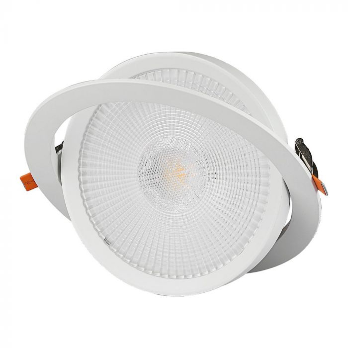 Spot LED 20W Orientabil Cu CIP SAMSUNG IP20 Rotund Alb Cald/Alb Natural/Alb Rece [9]