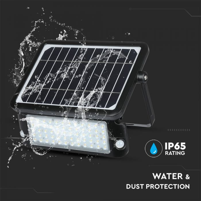 Proiector LED 10W cu Incarcare Solara Corp Negru Lumina Neutra [6]