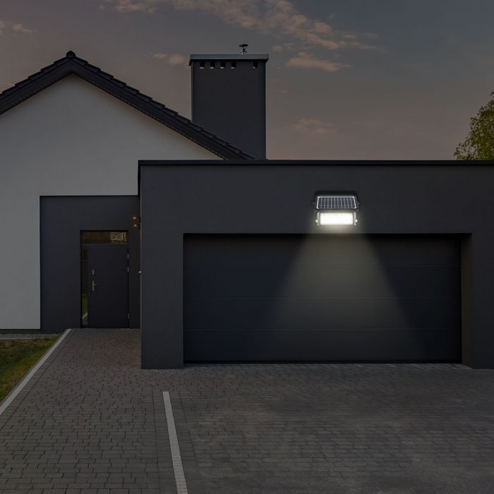 Proiector LED 10W cu Incarcare Solara Corp Negru Lumina Neutra [10]