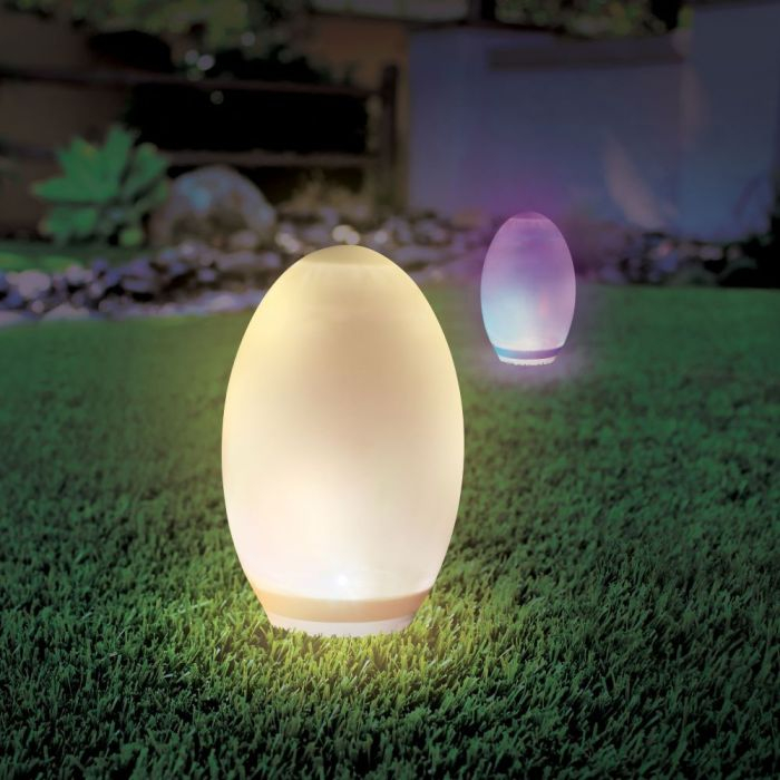 Ou LED decorativ cu incarcare solara RGB/Lumina Neutra [7]