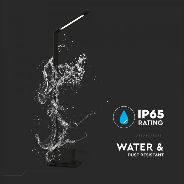 Lampa LED Stalpisor 7W Corp Negru din Aluminiu Alb Neutru [6]