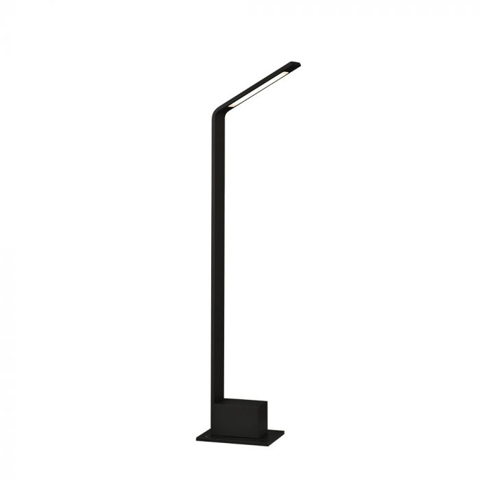 Lampa LED Stalpisor 7W Corp Negru din Aluminiu Alb Neutru [2]